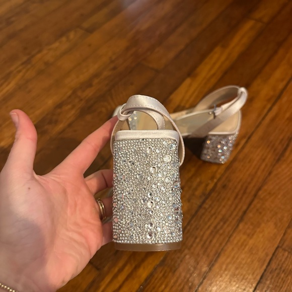 BETSEY JOHNSON
Crystal Embellished Block Heel Platform Sandals - Picture 4 of 4